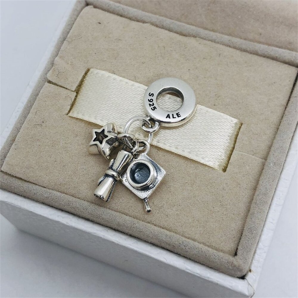 ✨✨Pandora Graduation Triple Dangle Charm - Picture 3 of 4